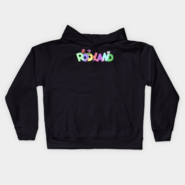 Rod Land Kids Hoodie by ilovethec64